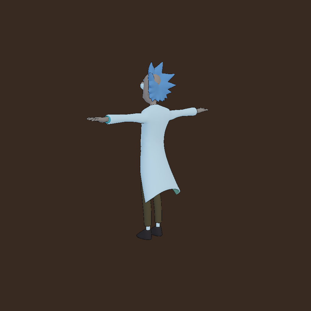 Rick Sanchez （Rick and Morty） - Back Left
