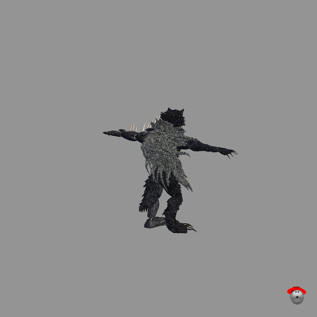 Twisted Wolf - From the book - Back Right