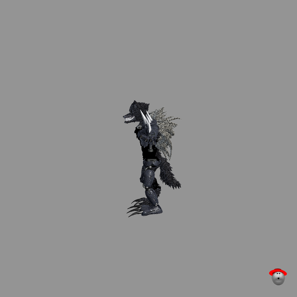 Twisted Wolf - From the book - Left