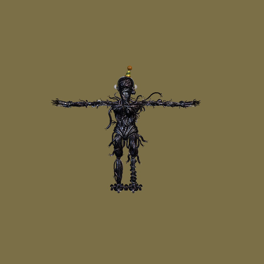 FNaF 5 - Ennard - Back