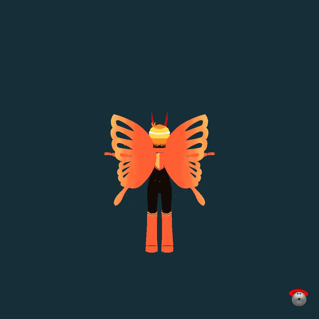 morpho knight （kinda） low poly - Back