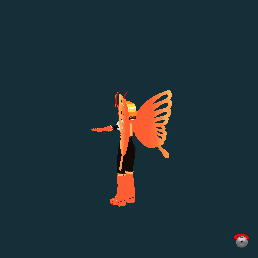 morpho knight （kinda） low poly - Back Left