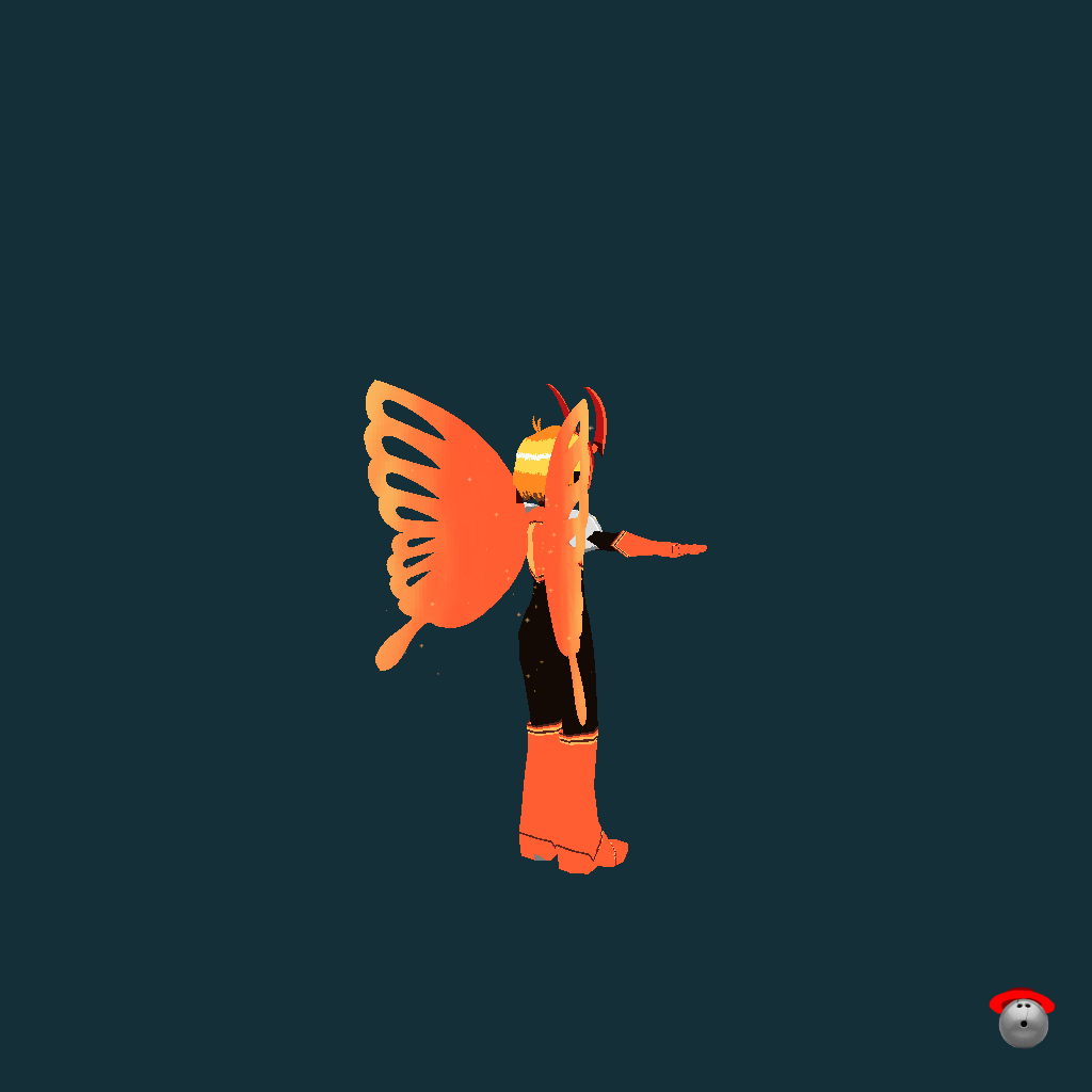 morpho knight （kinda） low poly - Back Right
