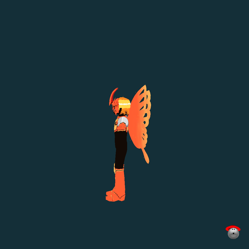 morpho knight （kinda） low poly - Left