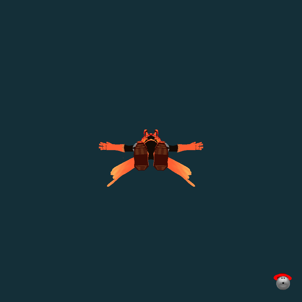 morpho knight （kinda） low poly - Straight Bottom