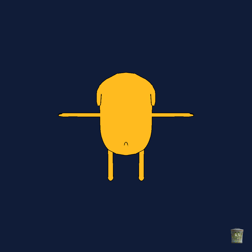 Jake the Dog （Model By˸ Rhettro_movies） - Back