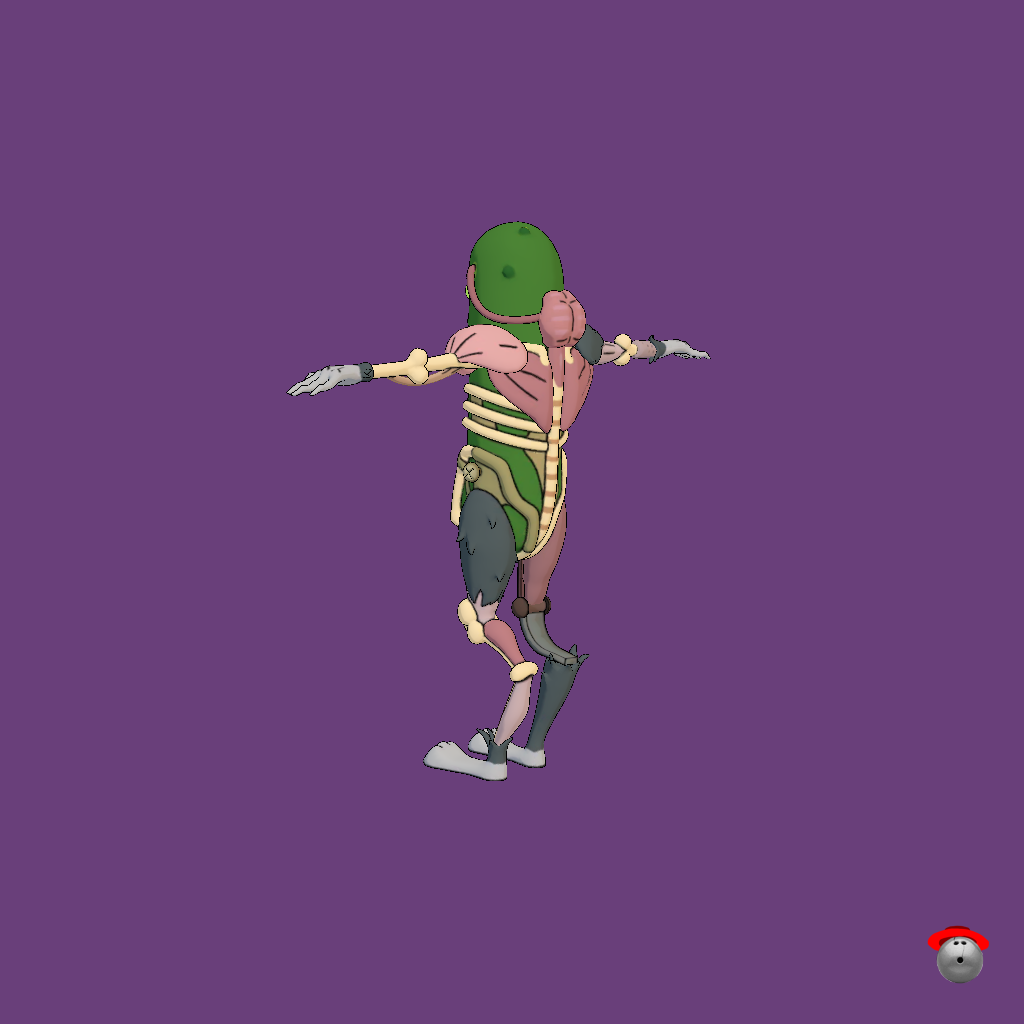 Pickle Rick （Fortnite） - Back Left