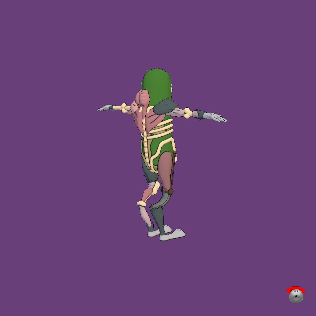 Pickle Rick （Fortnite） - Back Right