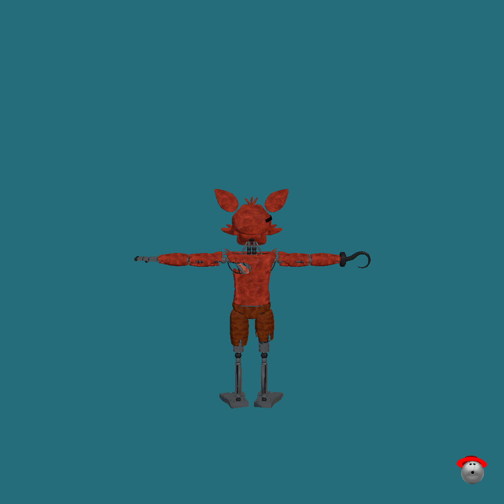 FNaF˸ 1 Foxy The Pirate Fox - Back