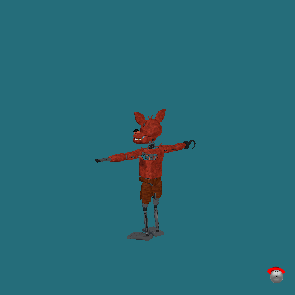 FNaF˸ 1 Foxy The Pirate Fox - Back Left