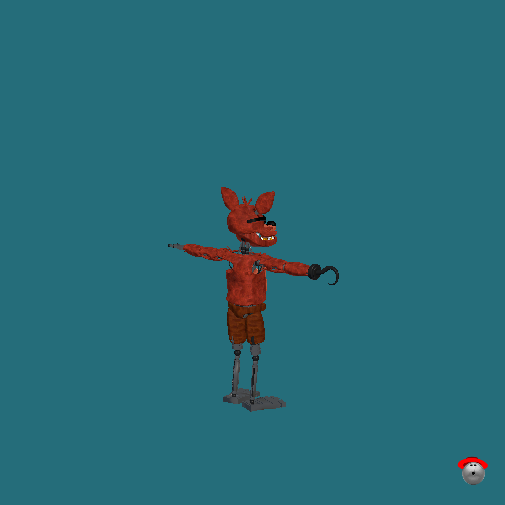 FNaF˸ 1 Foxy The Pirate Fox - Back Right