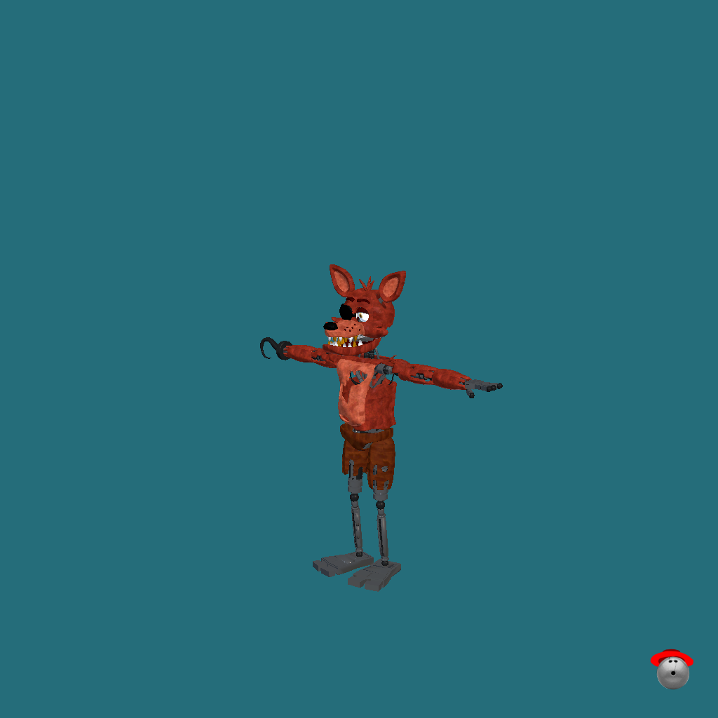 FNaF˸ 1 Foxy The Pirate Fox - Front Left