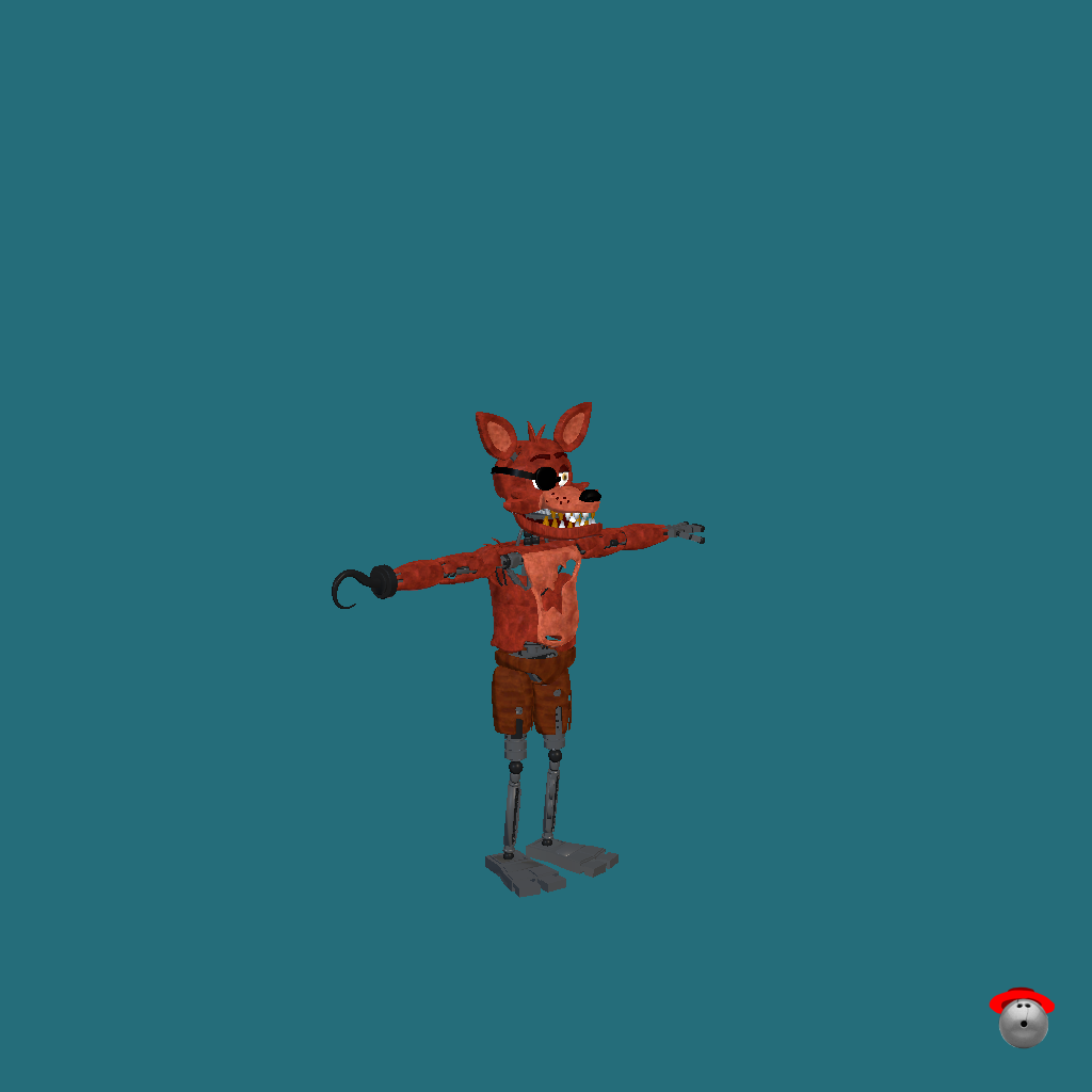 FNaF˸ 1 Foxy The Pirate Fox - Front Right