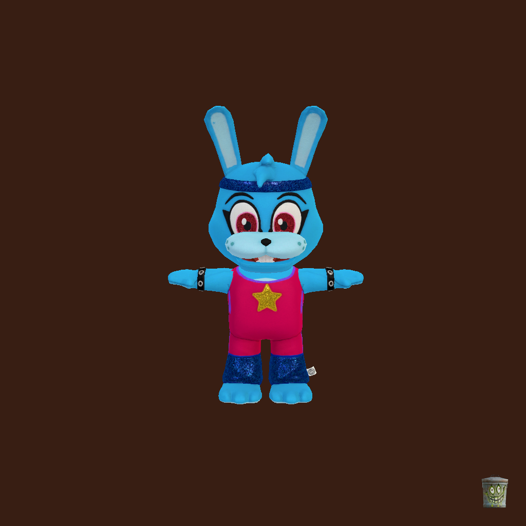 Glamrock Bonnie Bunny Plushie ǃ - Front