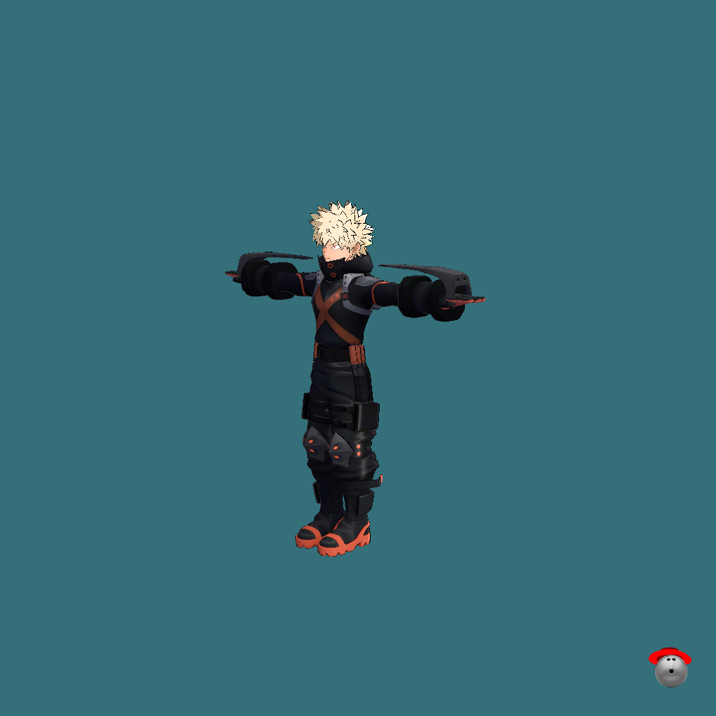Katsuki Bakugo FT -World Hero Mission Edition- - Front Left