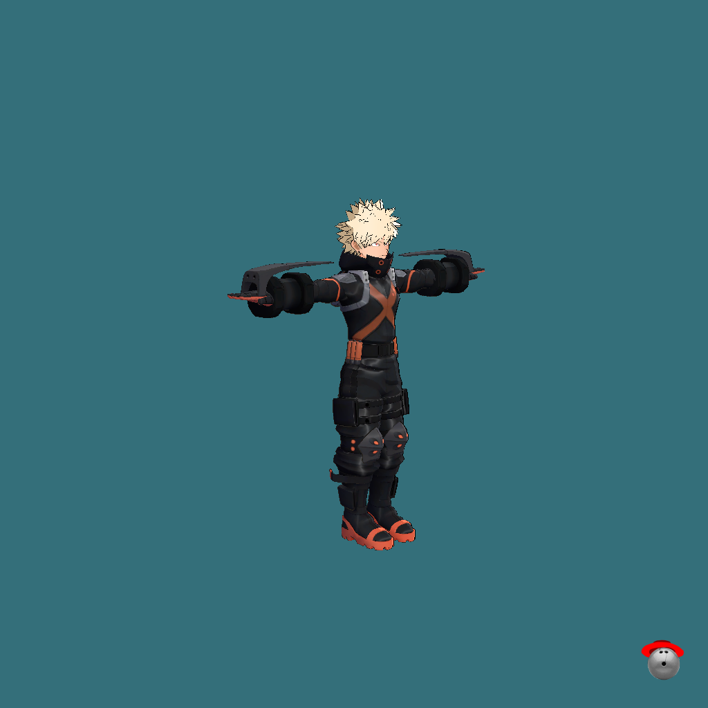 Katsuki Bakugo FT -World Hero Mission Edition- - Front Right