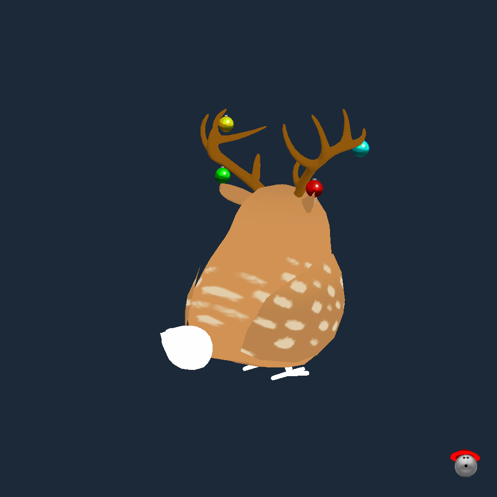 ReinDeer Birb - Back Right