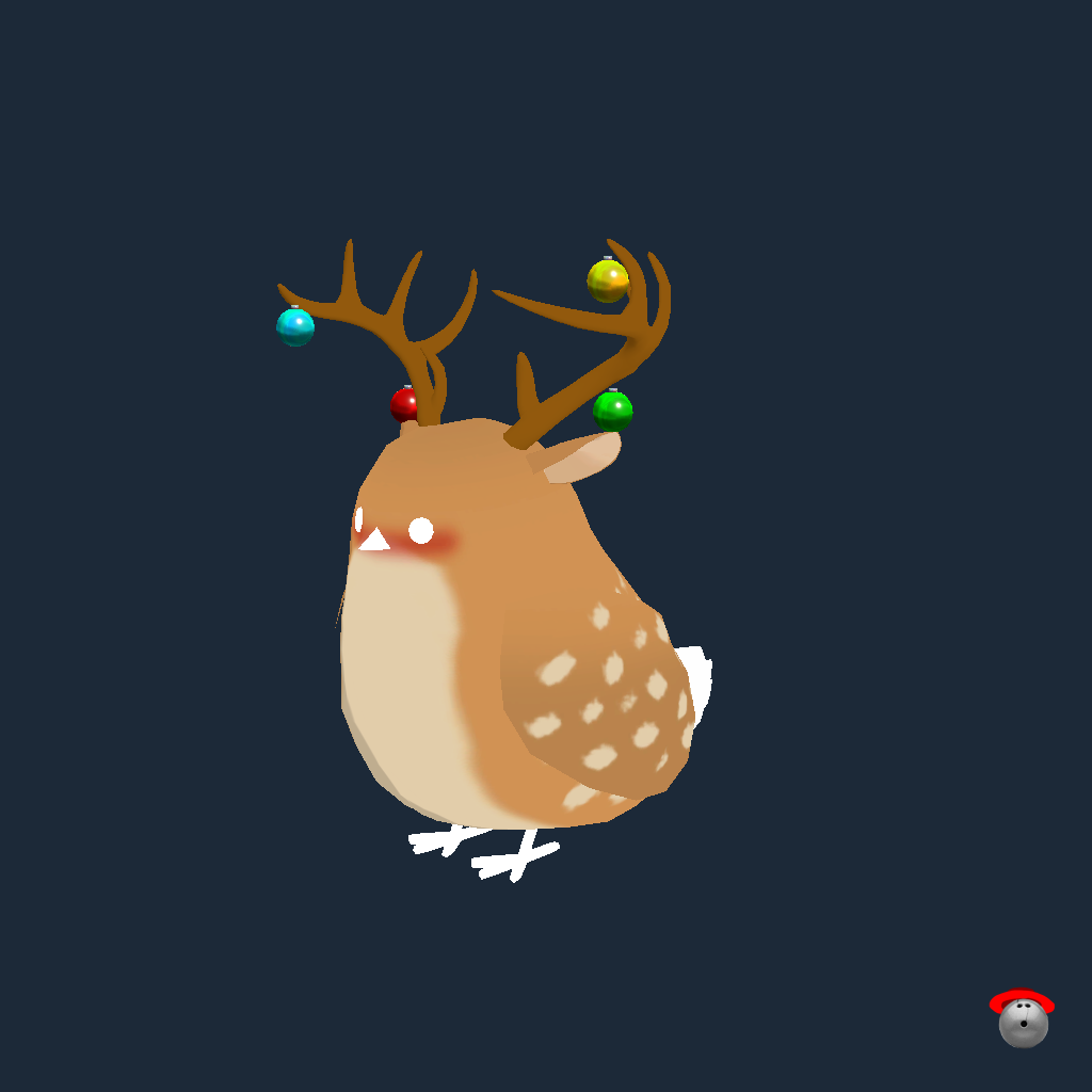 ReinDeer Birb - Front Left
