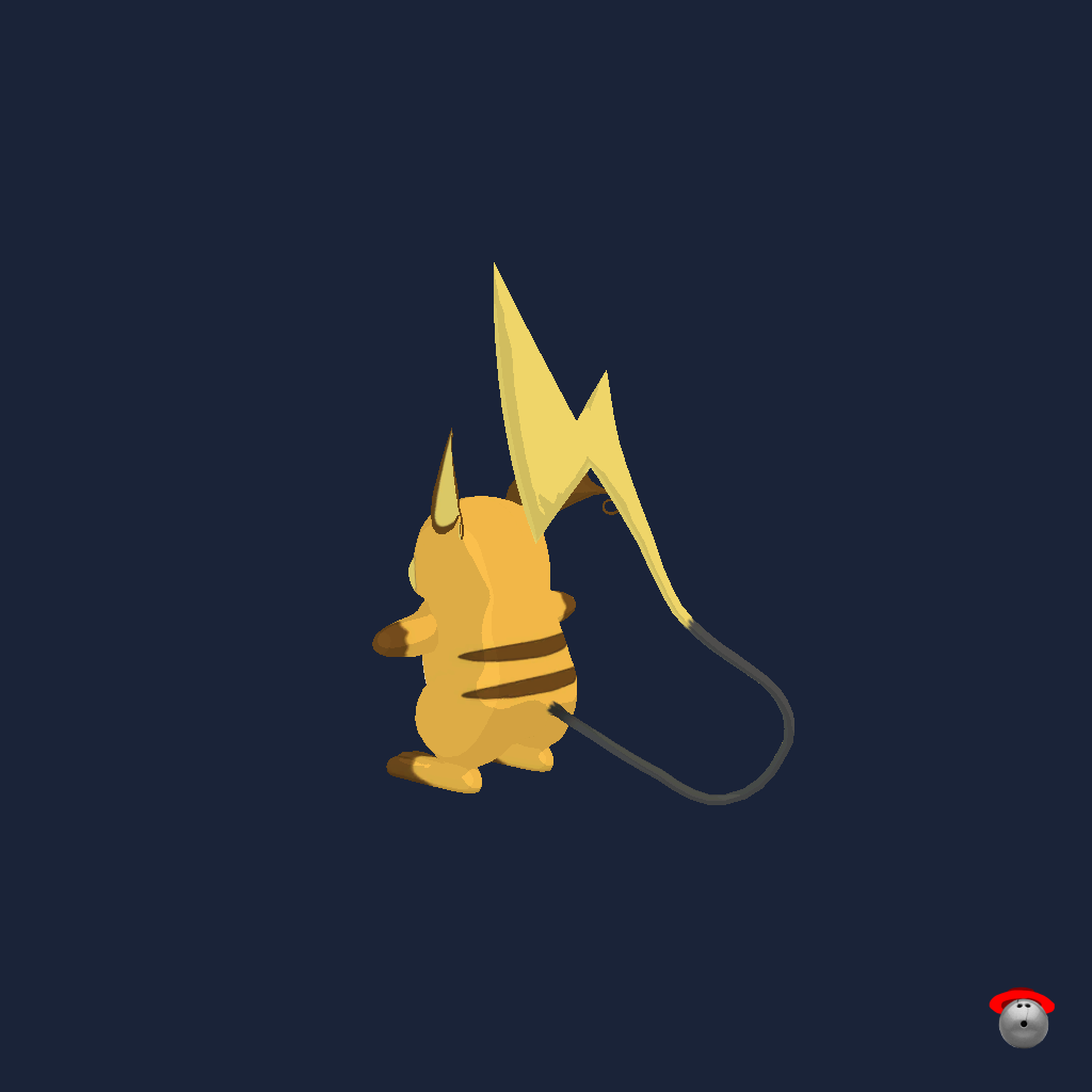 Raichu - Back Left