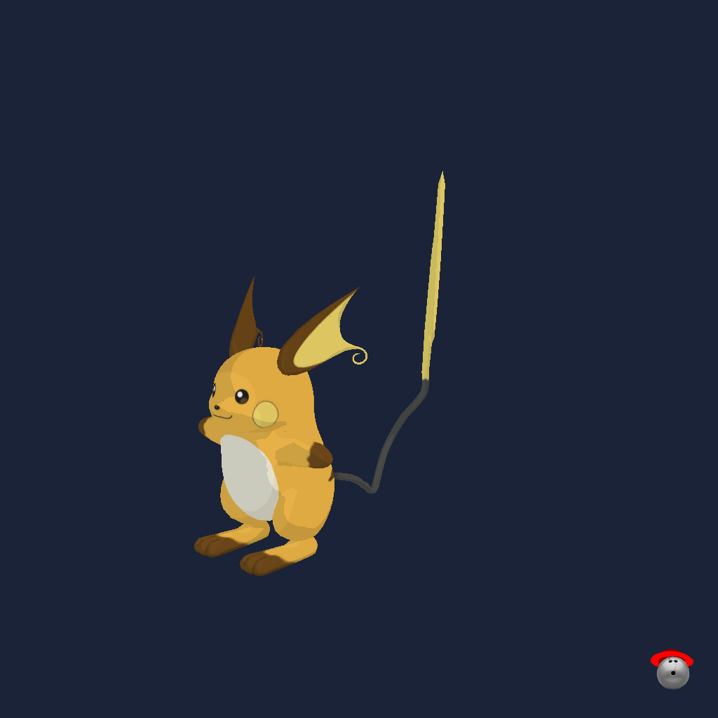 Raichu - Front Left