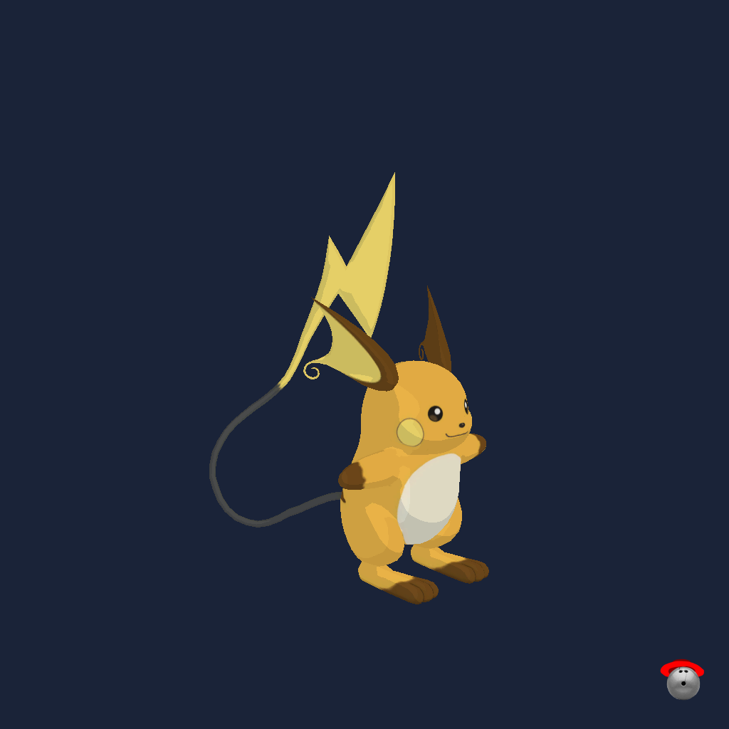 Raichu - Front Right