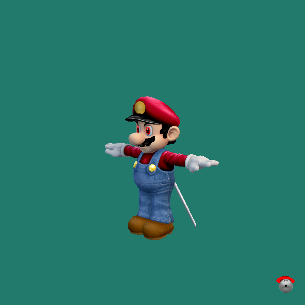 Devil Mario Redux - Front Left