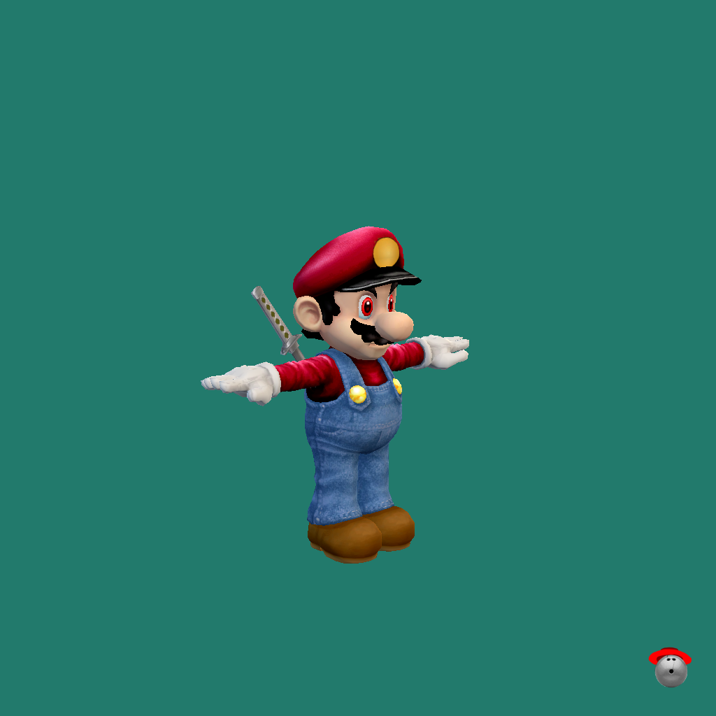 Devil Mario Redux - Front Right