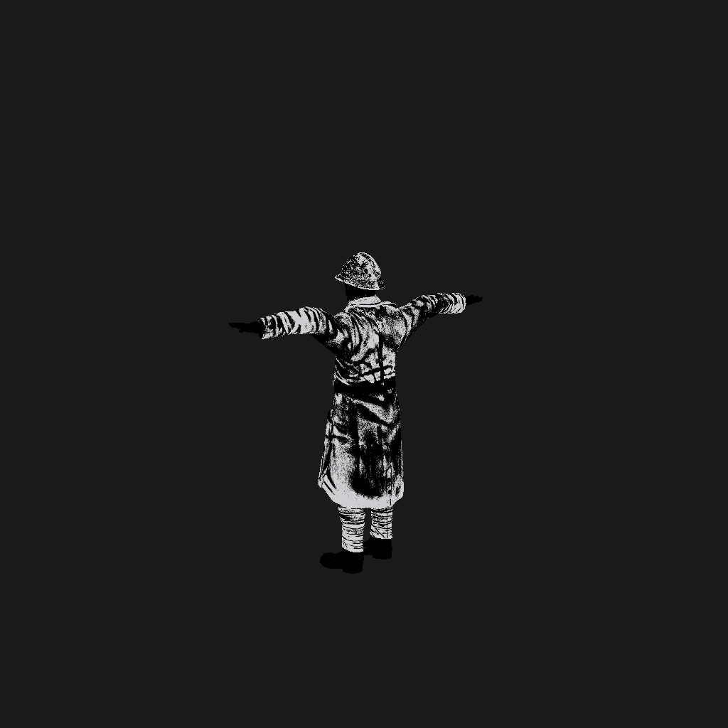 TRENCHFACE - Poilus - Back Left