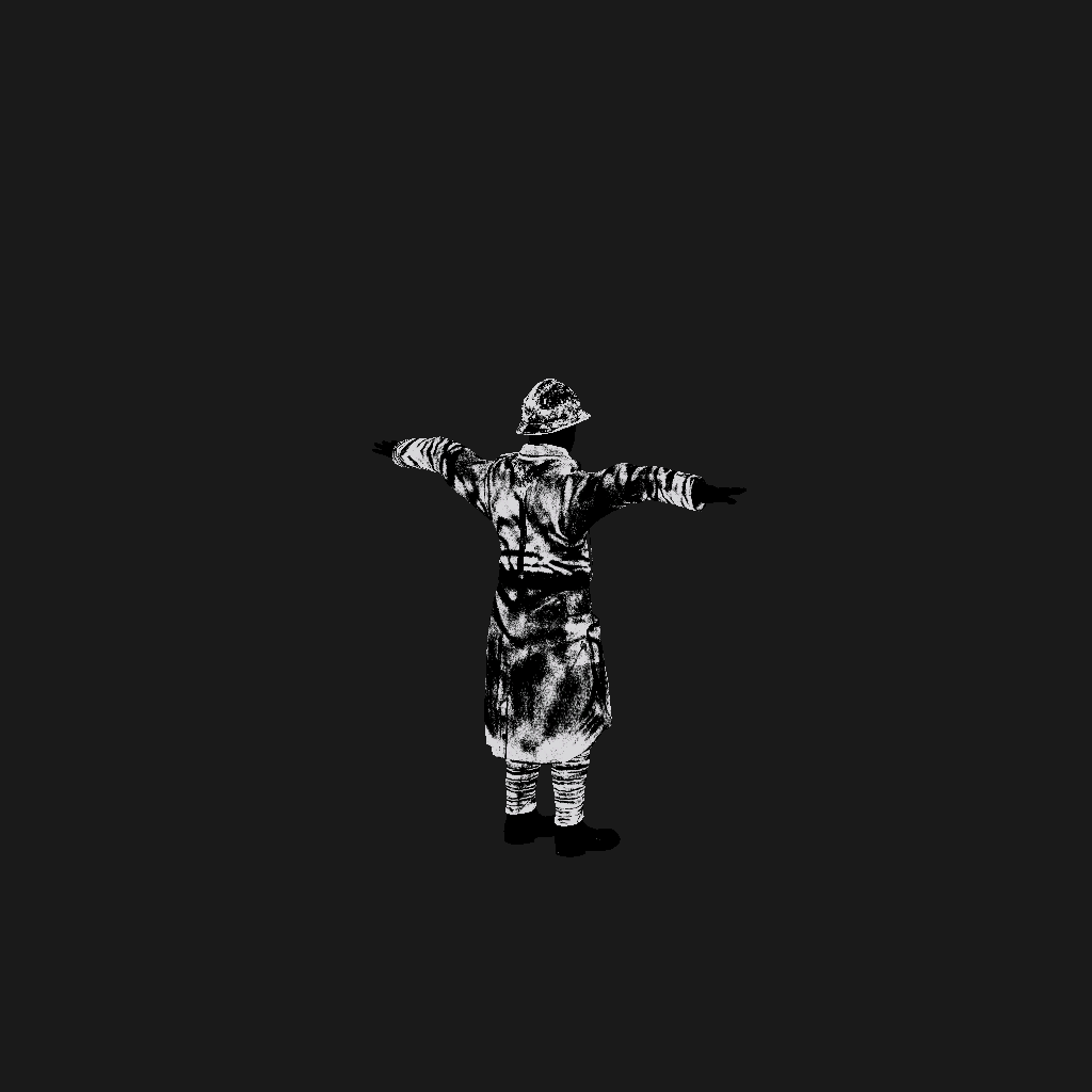 TRENCHFACE - Poilus - Back Right