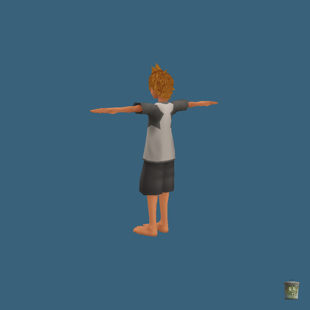 Roxas Jammies - Back Left