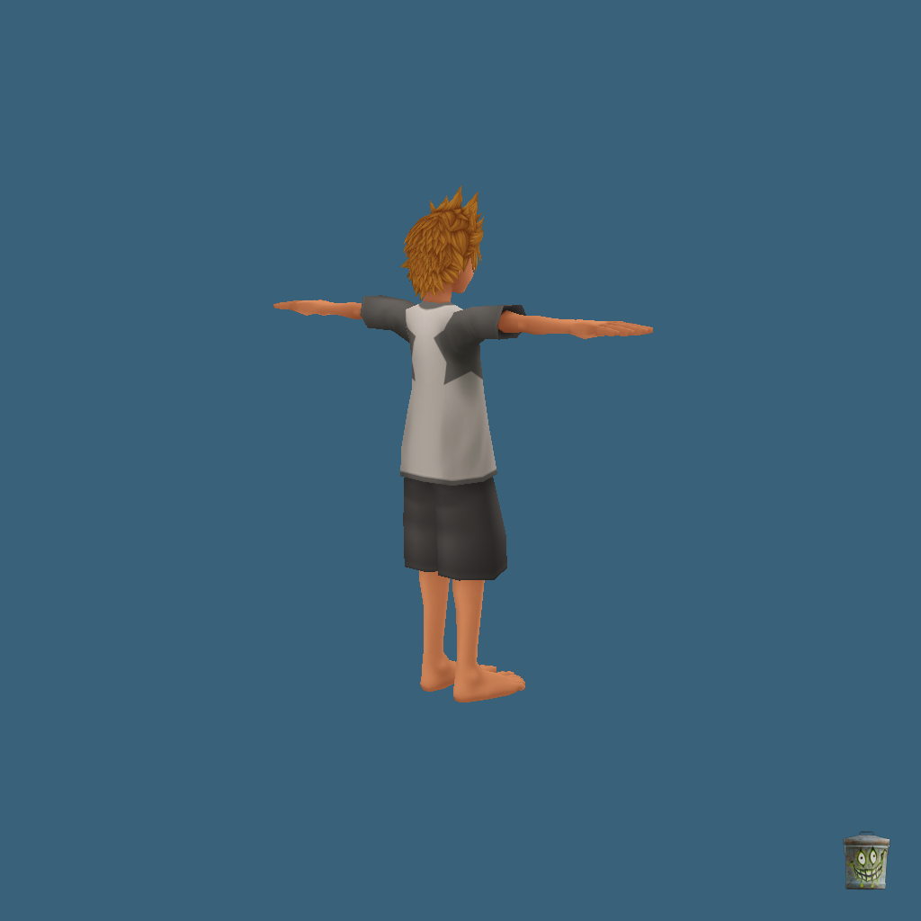 Roxas Jammies - Back Right