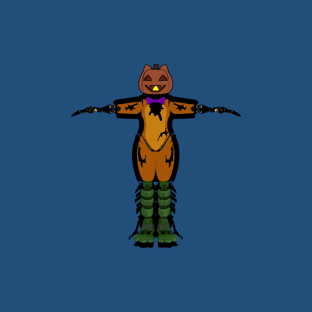 Pumpkin cat