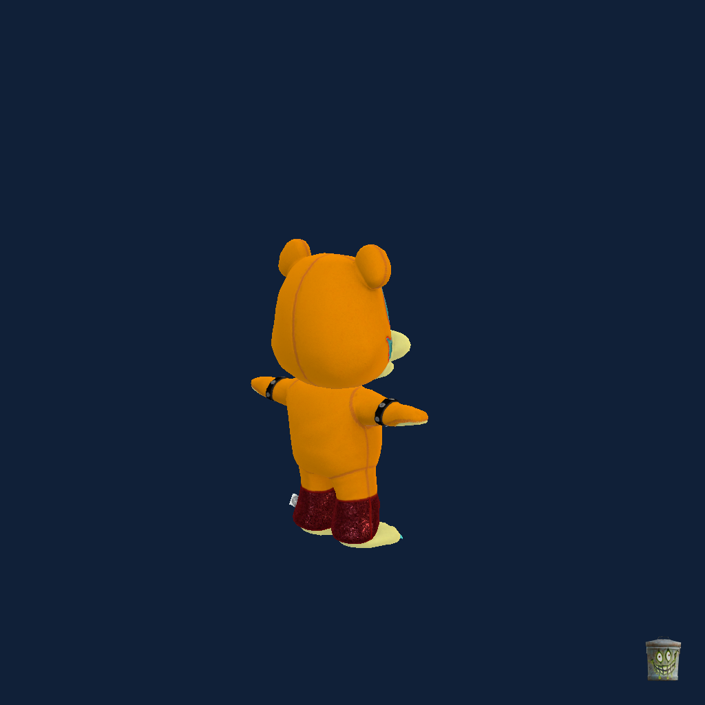 Glamrock Freddy Fazbear Plushie ǃ - Back Right