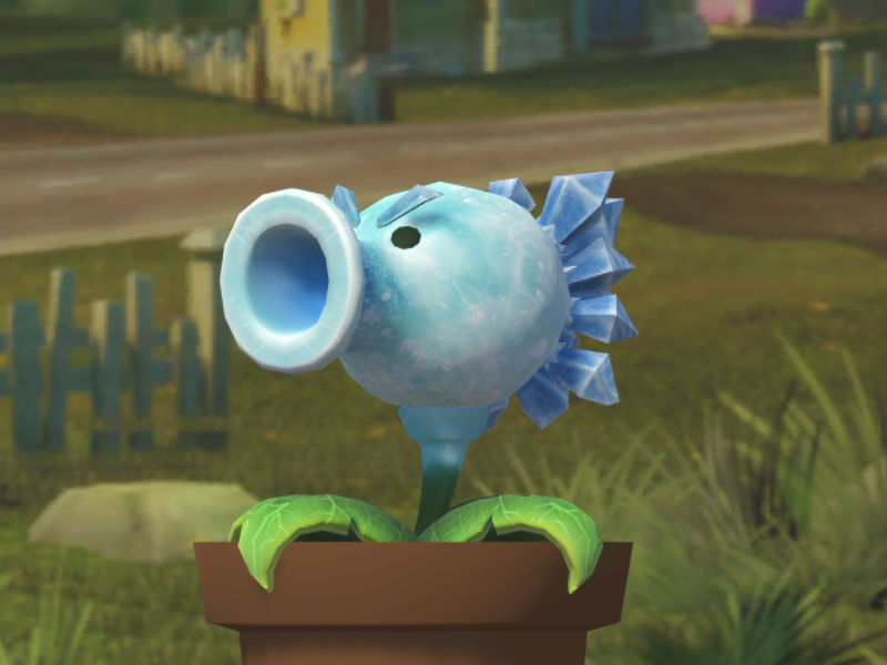 snow peashooter