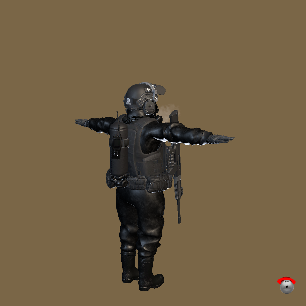 Musketeers˸ Leviathan - Code Red - Back Right