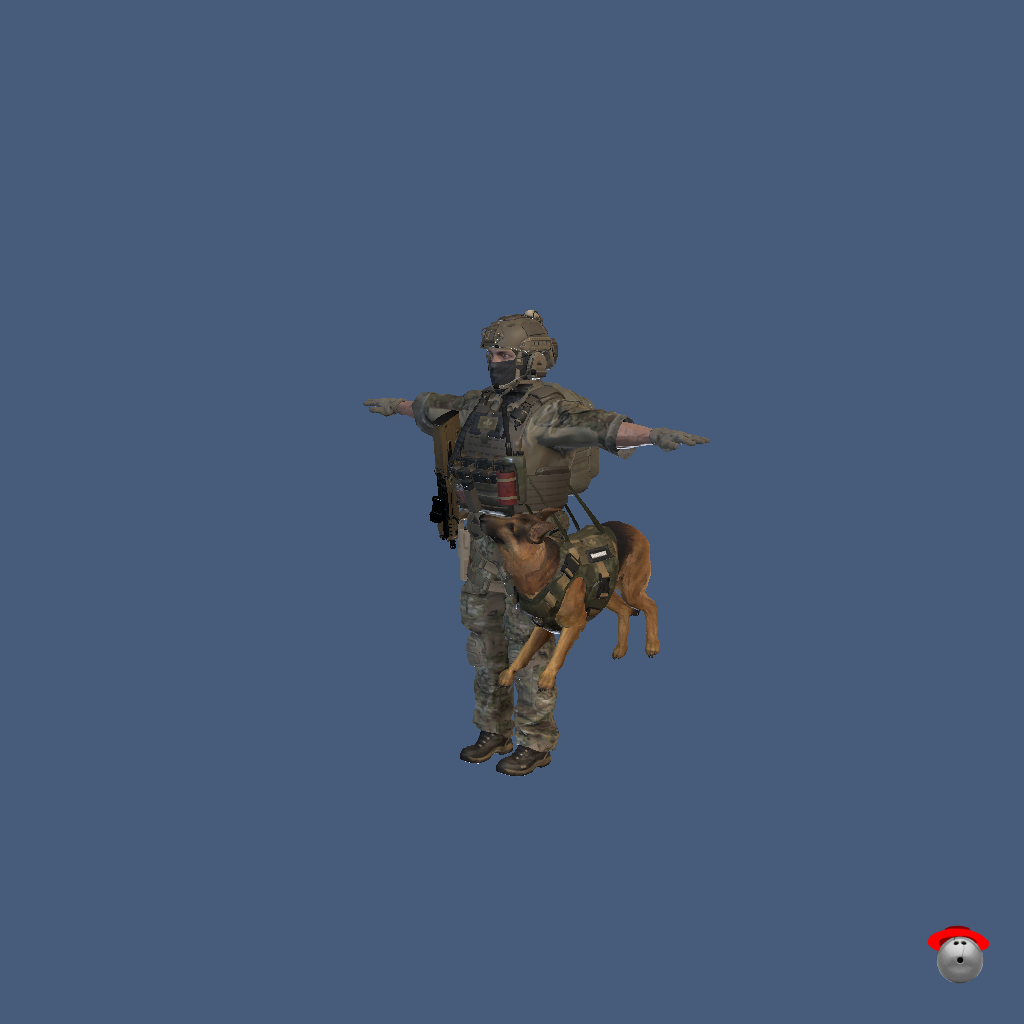Musketeers˸ Zeus Squad - Tropic Ranger - Front Left