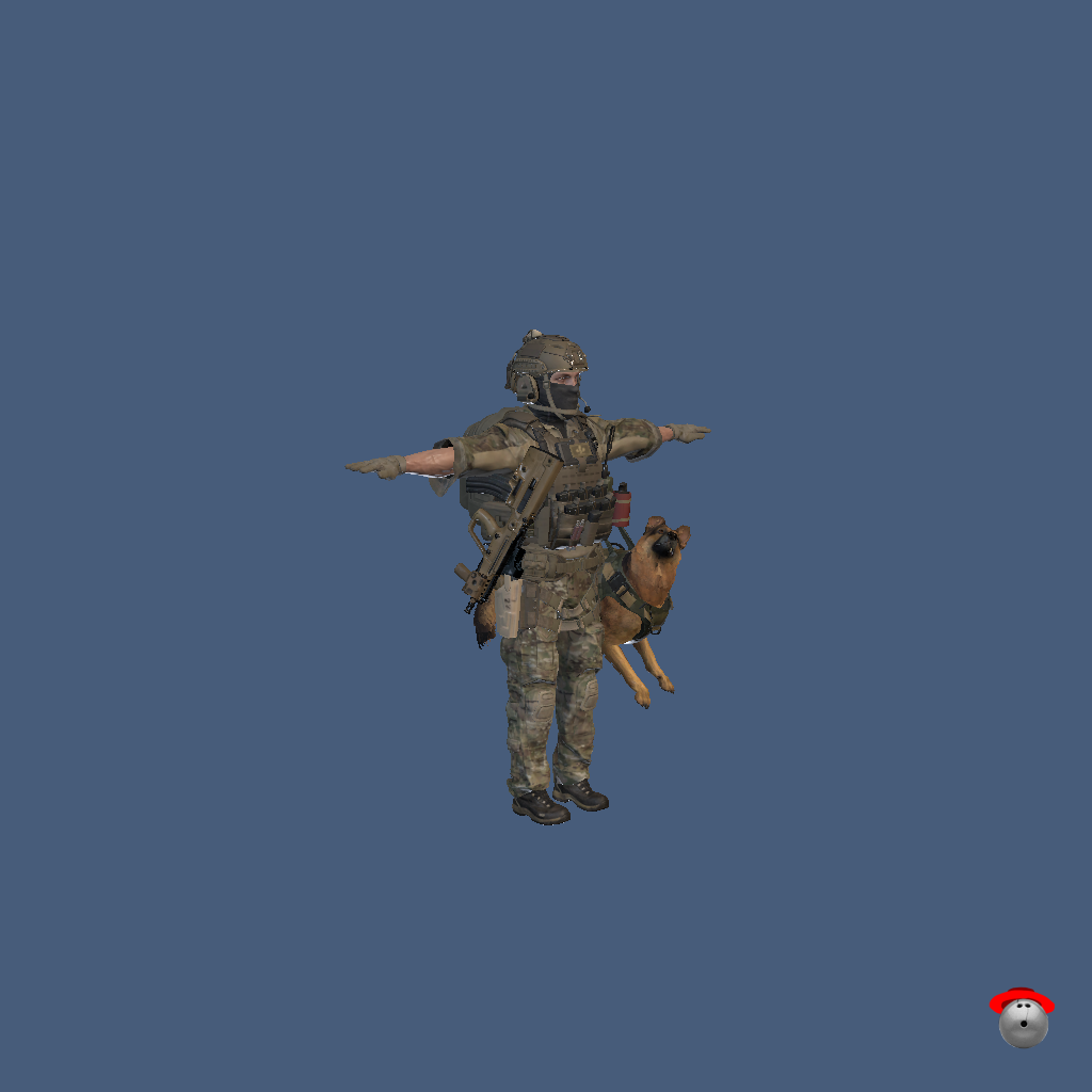 Musketeers˸ Zeus Squad - Tropic Ranger - Front Right