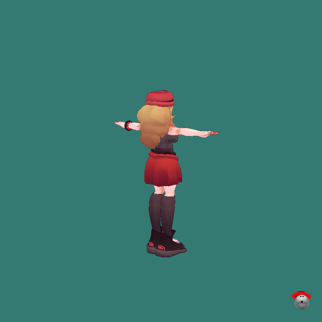 ［PUBLIC］ Stylized Serena - Back Right