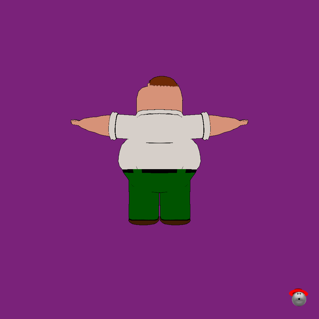 Peter Griffin （Model By˸ Rhettro_movies） - Back