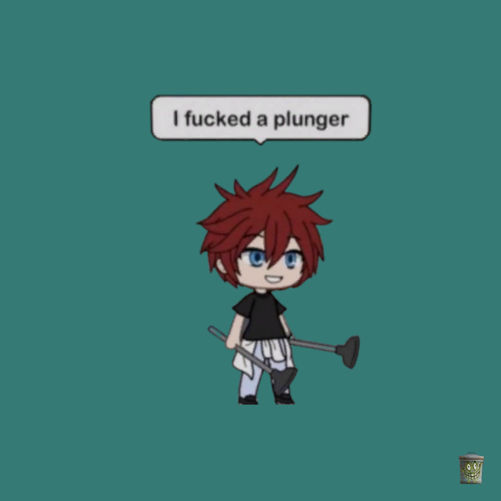 Gacha life plunger - Front