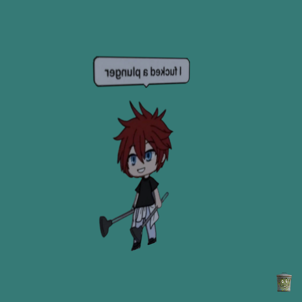 Gacha life plunger - Back Left