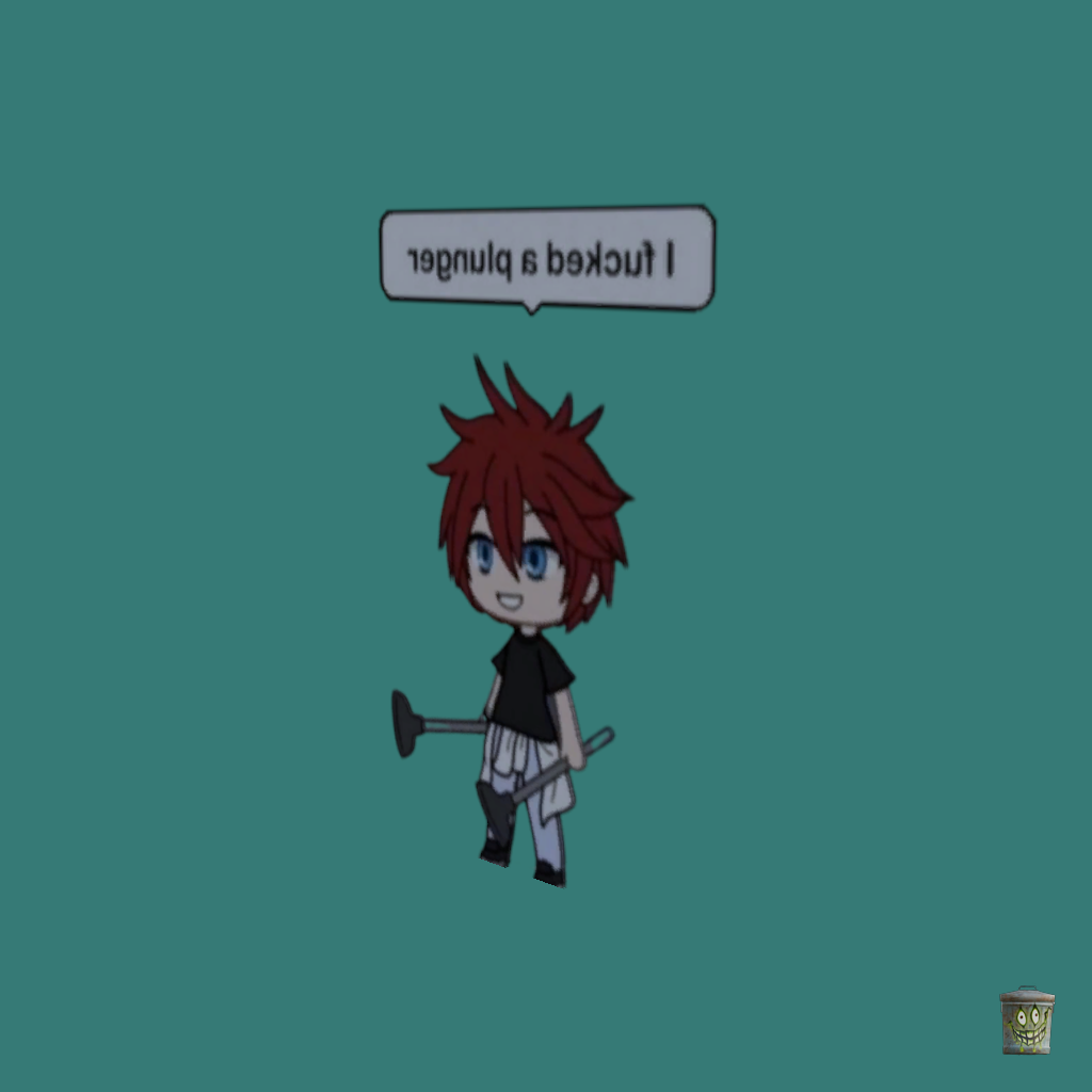Gacha life plunger - Back Right