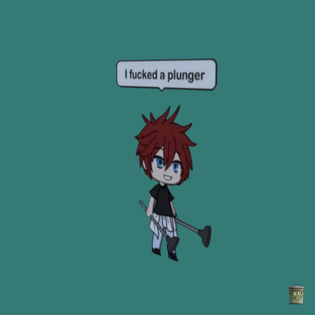 Gacha life plunger - Front Left