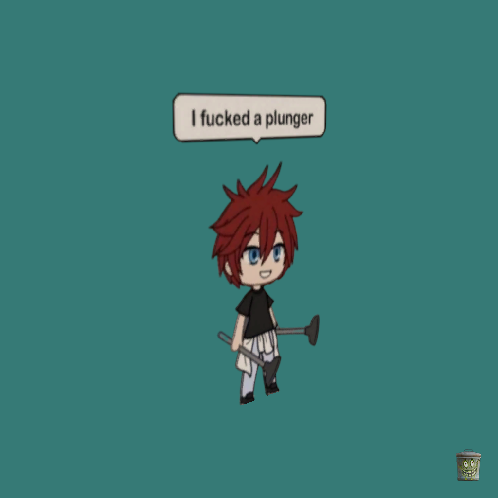 Gacha life plunger - Front Right