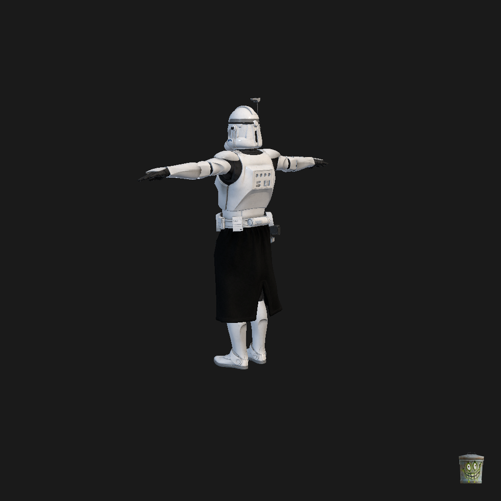 Phase 2 Clone Officer - Back Left