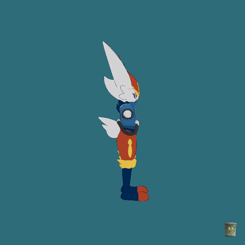 Space Style Cinderace - Right