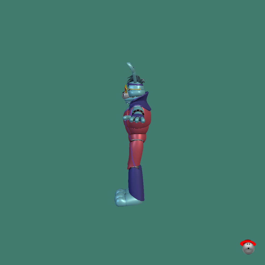 （FNAF SB RUIN） Glamrock Bonnie （Fixed） - Left