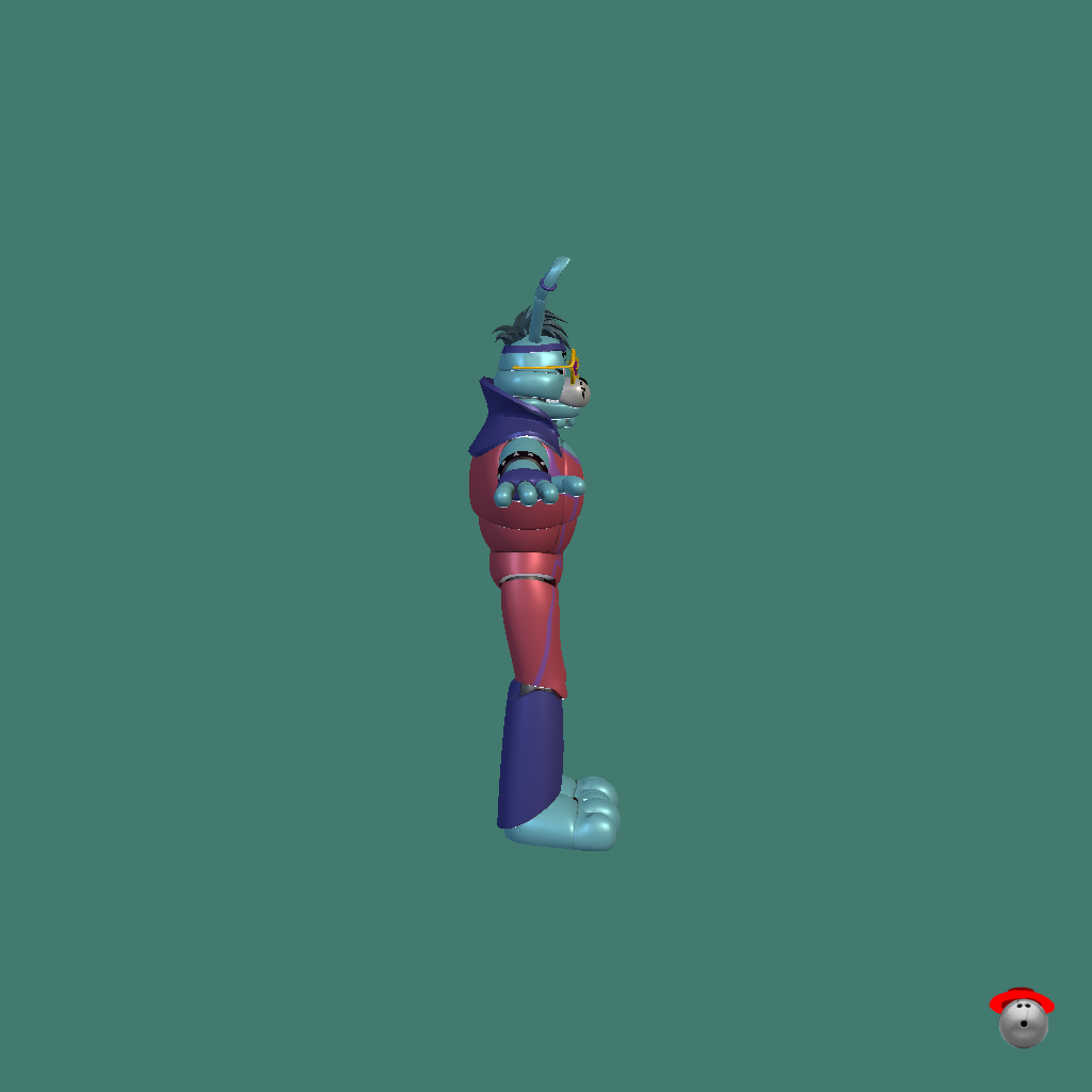 （FNAF SB RUIN） Glamrock Bonnie （Fixed） - Right