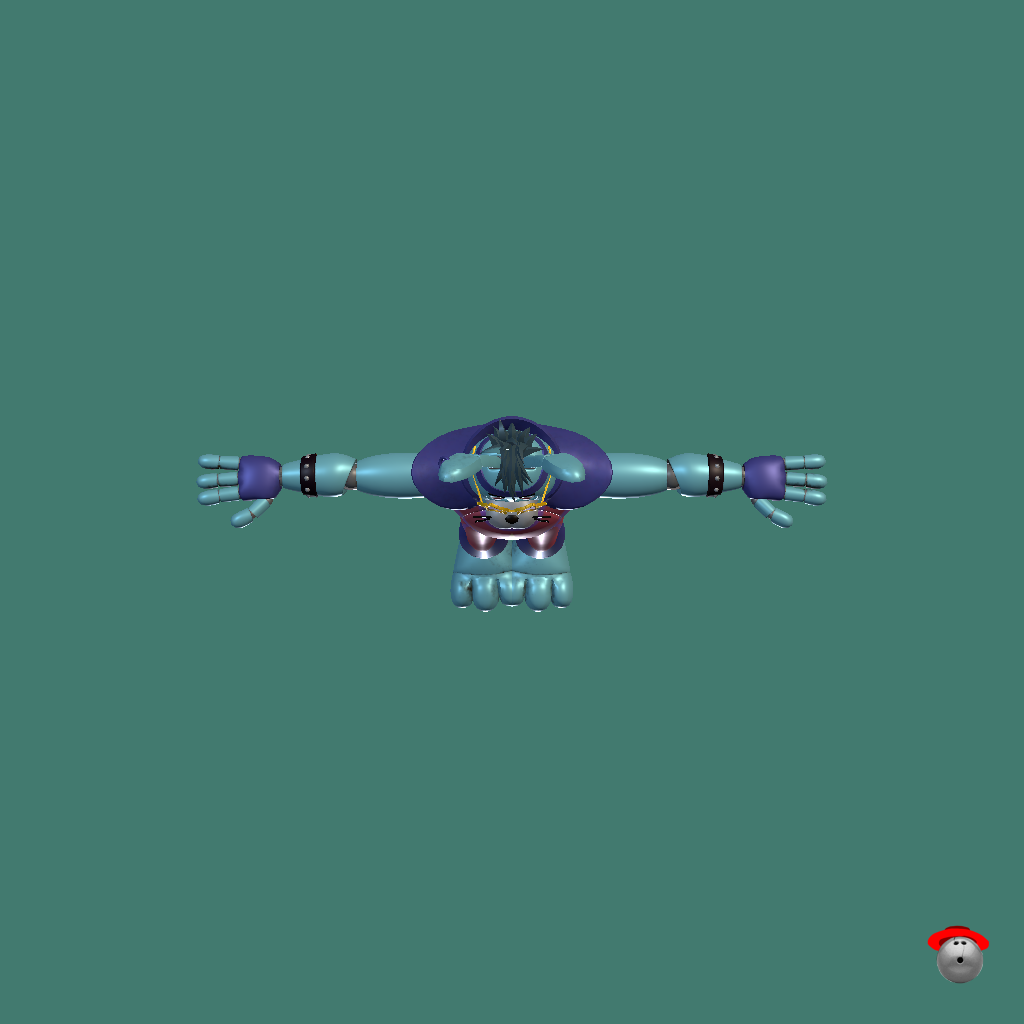 （FNAF SB RUIN） Glamrock Bonnie （Fixed） - Straight Top