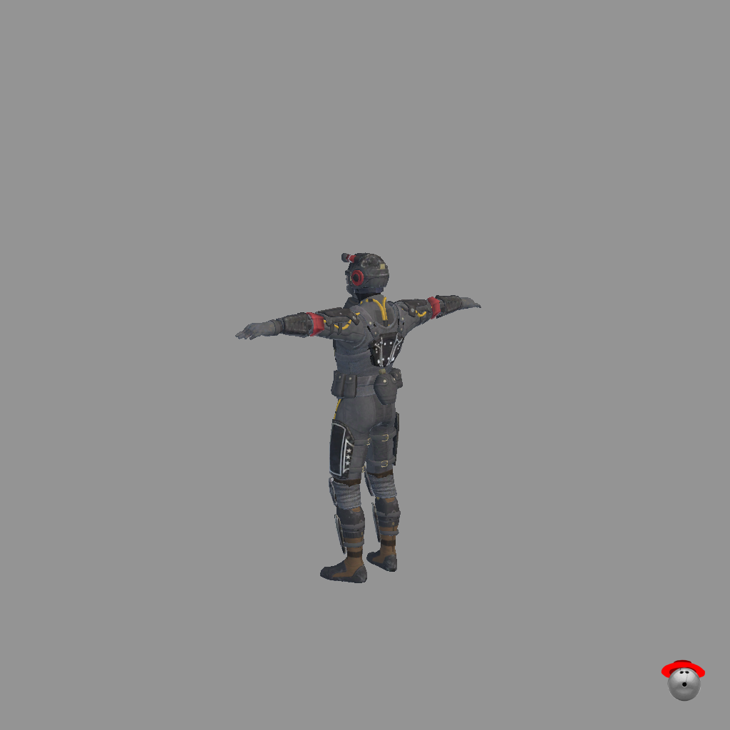 Enclave Basic Trooper - Back Left